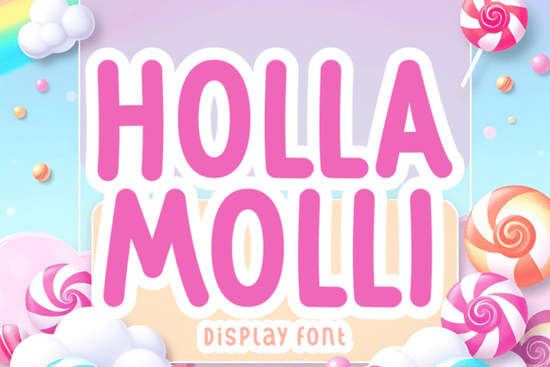 Holla Molli Font